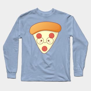 Kawaii Pizza Long Sleeve T-Shirt